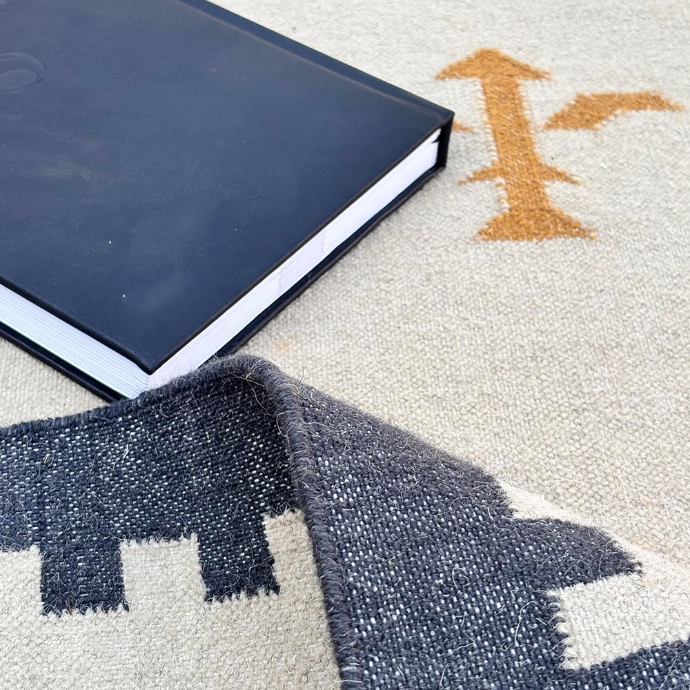 Handmade Multicolor Wool Vintage Dhurrie For Living